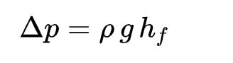 pressure drop