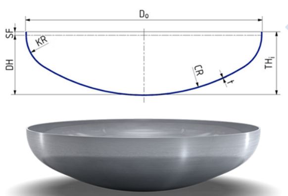 semi Ellipsoidal Head