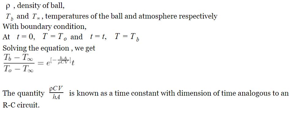 Lumped Heat Analysis