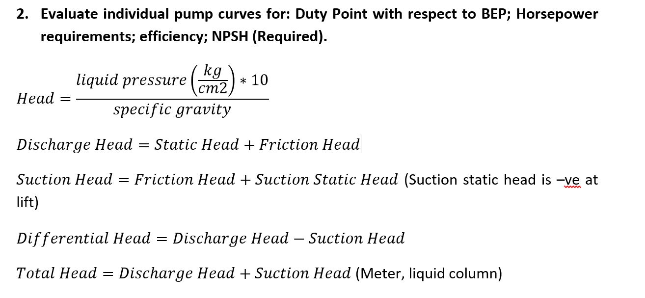 Pump Selection Criteria